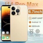 I14 promax 6. 7in tlphone intelligent ten core 2g 5g wifi 4gb + 64gb 8mp + 16mp 7000mah android 11. ...