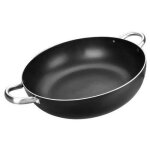 Po�le profonde avec anses - ibili - i - chef - 32 cm - aluminium antiadh�sive - fond inox 18% induction ...
