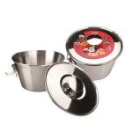 Ibili 651618 moule � pudding avec couvercle 18 cm