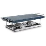 Ibili 755000p grill pierre inox argent 0 cm