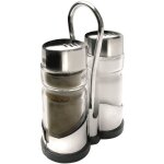 Ibili 768700 ensemble sali�re poivri�re acier inoxydable argent / transparent 10 x 8 x 4 cm