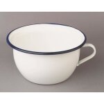 Pot de chambre - ibili - 903522 - acier �maill� - 22 cms - blanc