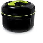 Bo�te alimentaire isotherme - ibili - black / green - 14 l - double paroi - rond
