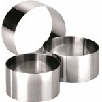 Ibili - cercle - anneau de service rond en acier inoxydable - 10 x 45 cm