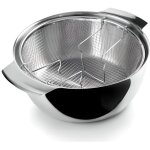 Friteuse - ibili - induktion - 24 cm - acier inoxydable - 4. 5l - compatible tous feux