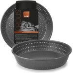 Moule � tarte - ibili - crous - 24 cm - acier - noir
