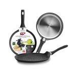 Po�le � cr�pes - ibili - natura - 28 cm - aluminium - antiadh�sif style pierre