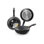 Friteuse - ibili - fusion - 26 cm - aluminium - antiadh�sif - compatible induction