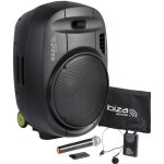 Ibiza port15vhf - mkii - système enceinte de sonorisation portable autonome 15? / 38cm avec usb bluetooth ... Ibiza port15vhf - mkii - système enceinte de sonorisation portable autonome 15? / 38cm avec usb bluetooth ...