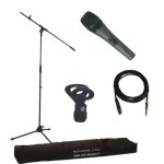 Ibiza sound pack microphone avec support + sac