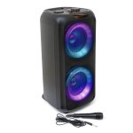 Ibiza sound venus600 - enceinte lumineuse karaok� 2 x 8 / 20cm 600w