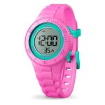 Montre enfant - ice - watch - ice digit - rose & turquoise - etanche 10atm - digital