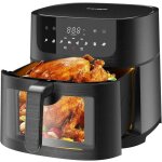 Iceagle friteuse sans huile air fryer 9l xxl - 1800w airfryer friteuse � air chaud - fen�tre 8 programmes ...