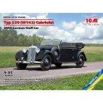 Icm - maquette voiture typ 320 (w142) cabriolet wwii german staff car icm35540 1:35 maquette char promo ...