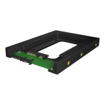 Adaptateur pour baie de stockage - icy box - ib - 2538sts - 35  25 - noir - compatible disques