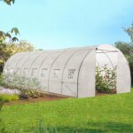 Idmarket b�che de rechange 130 gr / m� pour serre tunnel 24m� blanche des andes