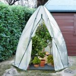 Idmarket serre dhivernage d�me 160 x 160 x 180 cm balcon et terrasse