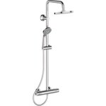 Colonne de douche - ideal standard - olyos - thermostatique - pomme de t�te 200 mm - flexible 175 m