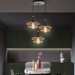 Idegu e27 lustre suspension en corde de chanvre m�tal lampe plafonnier luminaire industrielle vintage ...