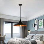 Idegu lustre suspension luminaire vintage en m�tal lampe plafonnier industrielle noir style classique ...