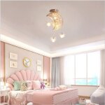 Idegu plafonnier moderne en luneled lustre plafonnier industrielle en aluminium style nordique pour salon ...