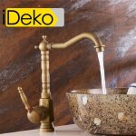 Ideko� robinet mitigeur lavabo salle de bain et cuisine en laiton rotation � 360 degr�s style japonais ...