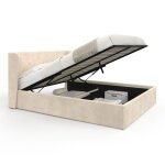 Idmarket dressing extensible double meryl 120 / 180 cm blanc avec 6 tiroirs + �tag�res + double penderie ...