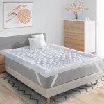 Idmarket surmatelas 140x190 cm sacha 7 zones de confort �pais et moelleux 600 gr