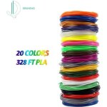 Idrawing filament de pla haute prcision de 175 mm de filament stylo 3d recharges 20 couleurs