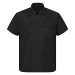 Veste de cuisine homme / femme - iefiel - uniforme travail - noir - mixte Veste de cuisine homme / femme - iefiel - uniforme travail - noir - mixte