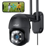 2k camera surveillance wifi exterieure sans fil solaire vision nocturne couleur audio bidirectionnel ...