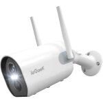 Iegeek cam�ra surveillance wifi exterieure 2k 3mp vision nocturne couleur sir�ne cam�ra ip audio bidirectionne ...