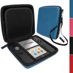 �tui housse case cover rigide pour nintendo 2ds - igadgitz - bleu