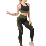 Iiniim ensemble de sport femme 2 pi�ces leggings jogging yoga gym fitness surv�tement tank top push up ...