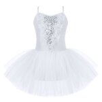 Iixpin enfant fille tutu danse classique paillette robe ballet danse leotard costume spectacle 5 - 16 ...