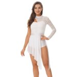 Iixpin femme robe danse classique asymétrique manche longue dentelle robe danse contemporaine lyrique ... Iixpin femme robe danse classique asymétrique manche longue dentelle robe danse contemporaine lyrique ...