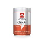 Caf� en grains - illy - selection colombia 7098 - arabica - argent - orange