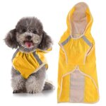 Imperméable pour chien veste de pluie légère ajustable pour animaux avec bande réfléchissante de sécurité ... Imperméable pour chien veste de pluie légère ajustable pour animaux avec bande réfléchissante de sécurité ...
