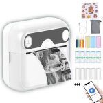 Imprimante photo portable 2windeal® mini imprimante instantané sans fil avec 13 rouleaux 5 stylo papier ... Imprimante photo portable 2windeal® mini imprimante instantané sans fil avec 13 rouleaux 5 stylo papier ...