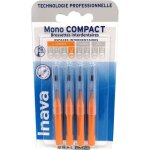 Brossettes interdentaires - inava - mono compact - 1. 2mm - espaces �troits - 4 unit�s - orange