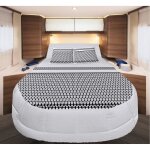 Incasa pr�t � dormir 100% coton etnik 160 x 200 cm lit central