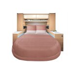 Incasa pr�t � dormir all seasons lyocell et percale terracota 150 x 200 cm lit central
