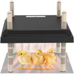 Incubateur de poussins rglable en hauteur et en angle peut chauffer 15 poulets - 15w nosku