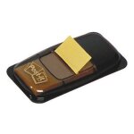 Index postit - post - it - jaune 25mm - carte de 50 - 254 x 432 cm - repositionnables