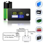Indicateur de niveau de batterie compteur de capacité universel testeur de tension voltmètre pour voltmètre ... Indicateur de niveau de batterie compteur de capacité universel testeur de tension voltmètre pour voltmètre ...