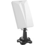Antenne intrieure / extrieure han 600 dvbt2 5dbi / 30db xoro - blanc