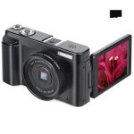 Inf appareil photo num�rique 48mp zoom 16x �cran rabattable carte m�moire de 32go