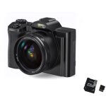 Inf appareil photo num�rique 5k 48mp zoom 16x avec autofocus et anti - tremblement le noir