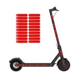 Inf autocollant r�fl�chissant pour trottinette xiaomi m365 rouge