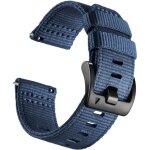 Inf bracelet de montre en nylon pour garmin forerunner 255 / 265 / 245 smartwatch bleu m